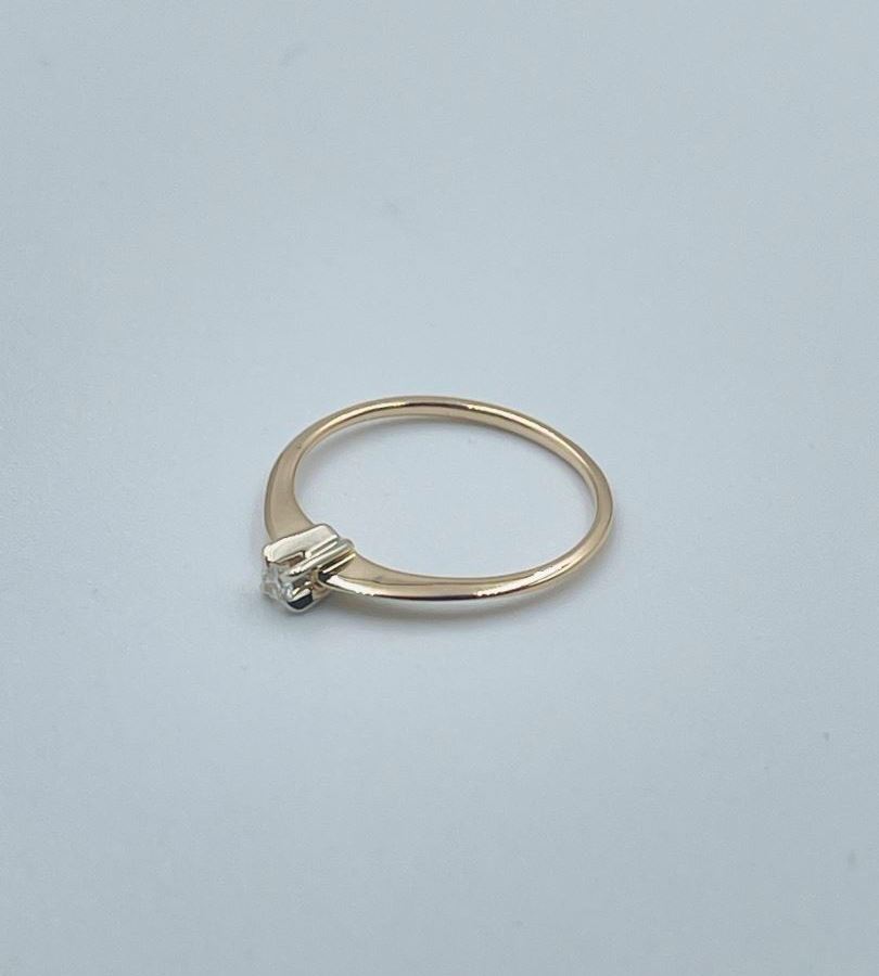Каблучка з діамантами 585° 0.96 г.