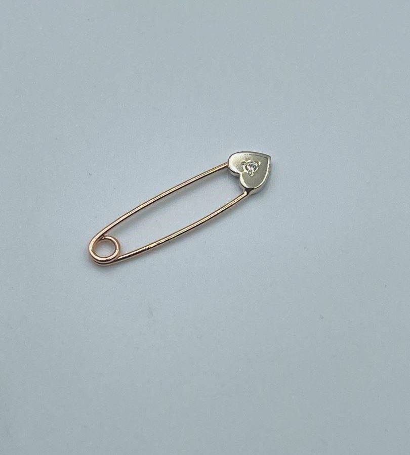 Золотая брошь 585° 0.73 г.