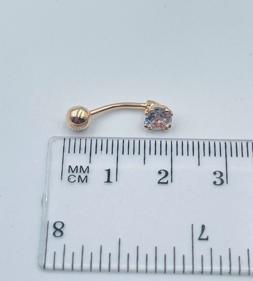 Золотая брошь 585° 1.12 г.